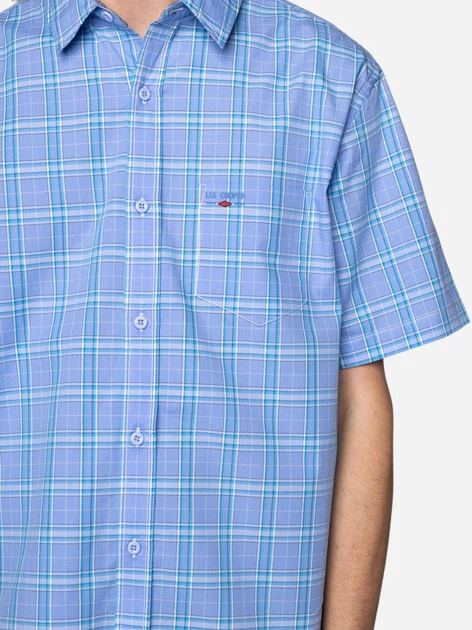 Koszula męska bawełniana Lee Cooper WILL2-9106 2XL Błękitna (5904347389857) - obraz 3