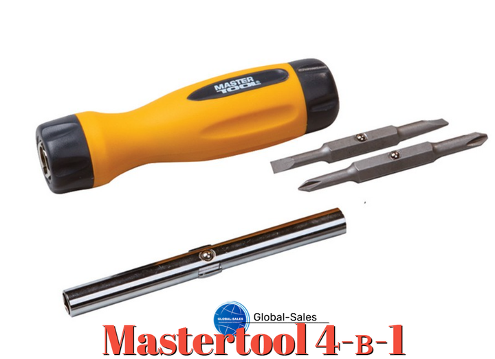 Викрутка Mastertool 4-в-1 (40-0516) - Фото 1 Викрутка Mastertool 4-в-1 (40-0516) - зображення 1