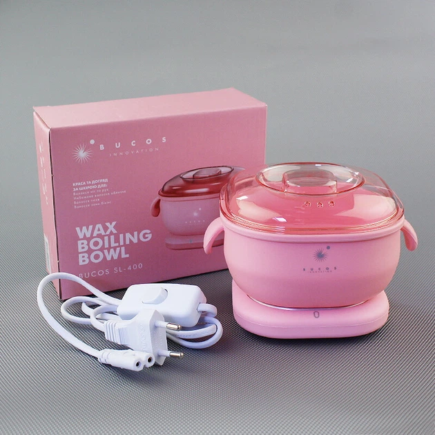 Воскоплав силиконовый SL-400 PINK Silicone Edition 400 мл BUCOS 100W - изображение 6