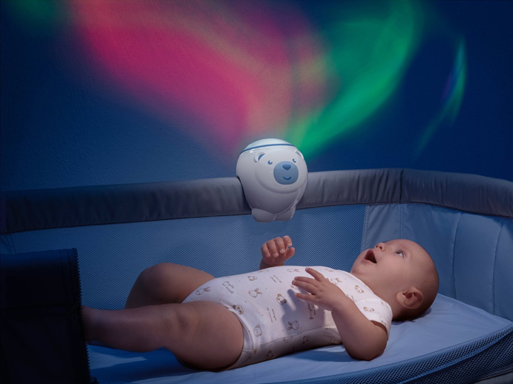 Нічник проектор Chicco First Dreams Полярний Ведмедик Синій (8058664164776) - зображення 8