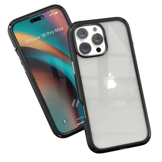 Противоударный прозрачный чехол Catalyst Influence Case Black для iPhone 16 Pro Max - Фото 1 Противоударный прозрачный чехол Catalyst Influence Case Black для iPhone 16 Pro Max - изображение 1