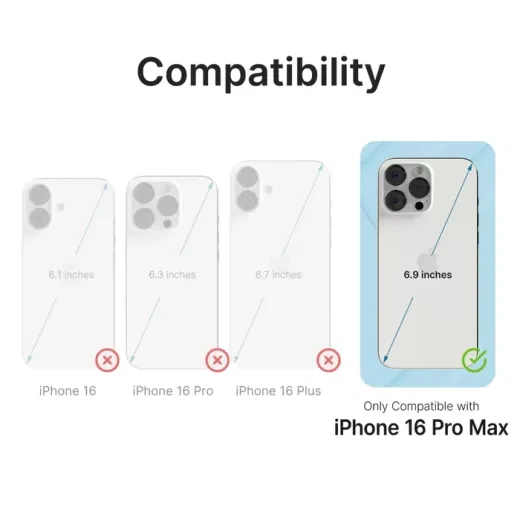 Противоударный прозрачный чехол Catalyst Influence Case Black для iPhone 16 Pro Max - Фото 9 Противоударный прозрачный чехол Catalyst Influence Case Black для iPhone 16 Pro Max - изображение 9