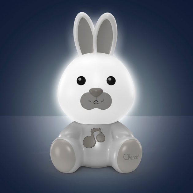 Нічник Chicco First Dreams Кролик Сірий (8058664162413) - зображення 4