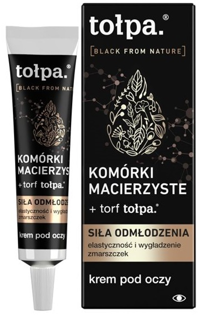 Krem pod oczy Tołpa Black From Nature Siła Odmłodzenia przeciwstarzeniowy 10 ml (5903900960175) - obraz 1