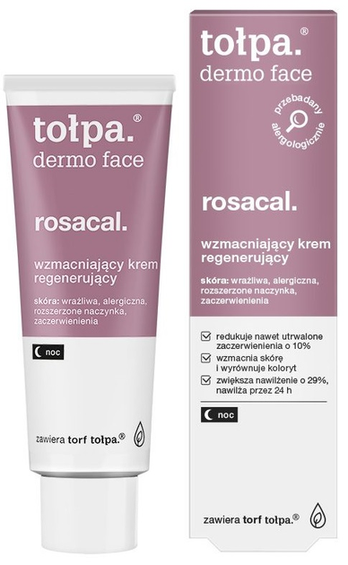 Krem do twarzy Tołpa Dermo Face Rosacal regenerujący 40 ml (5900107006439) - obraz 1