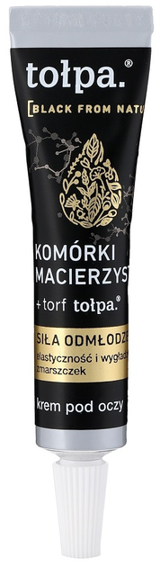 Krem pod oczy Tołpa Black From Nature Siła Odmłodzenia przeciwstarzeniowy 10 ml (5903900960175) - obraz 2