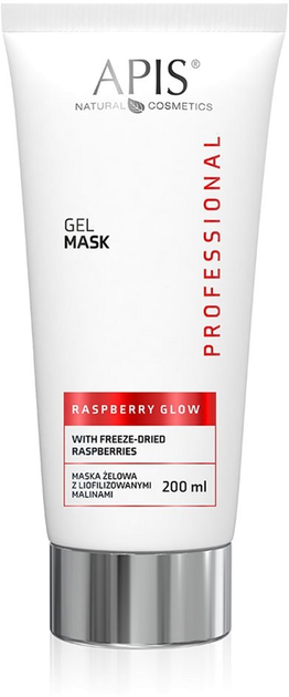 Зволожуюча маска для обличчя Apis Professional Raspberry Glow з сублімованою малиною 200 мл (5901810003302) - зображення 1