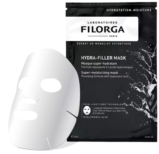 Набір Тканинна маска Filorga Hydra-Filler White зволожуюча 20 мл x 12 шт (ZES3401325006437) - зображення 2
