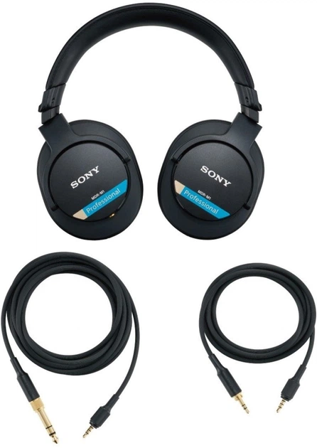 Наушники Sony MDR-M1 накладные проводные черные купить в интернет