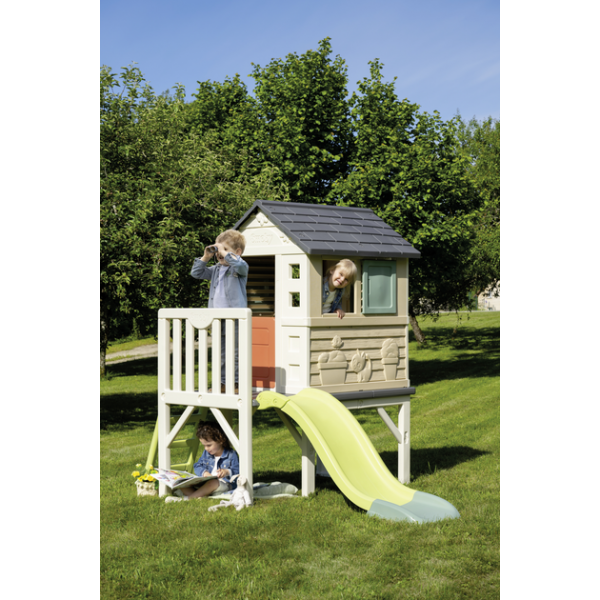 Игровой Домик на сваях Smoby Life Летний отдых с горкой 243х160х197 см (7600810802) - изображение 5