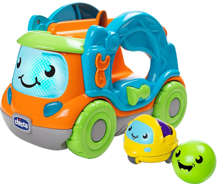  Wesoła elektroniczna ciężarówka Chicco Turbo Ball Rolling Truck (8058664145034) - obraz 4