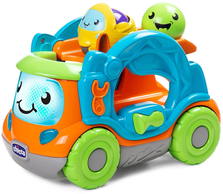  Wesoła elektroniczna ciężarówka Chicco Turbo Ball Rolling Truck (8058664145034) - obraz 5