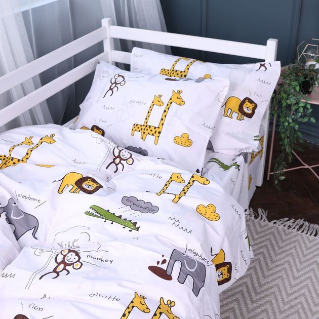 Комплект постільної білизни MirSon Бязь 17-0132 Lion King 110х140 см (2200001636859) - зображення 3