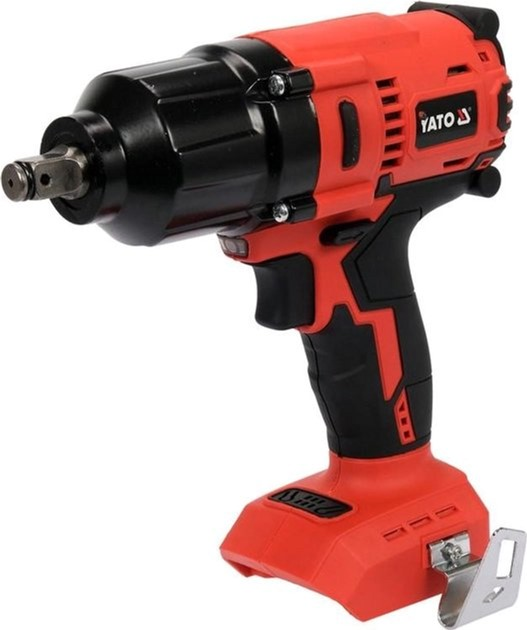 Akumulatorowy bezszczotkowy klucz udarowy YATO quad. 1/2" 700 Nm Li-Ion 18 V 3 Ah bez akumulatora YT-828061 (5906083076787) - obraz 4