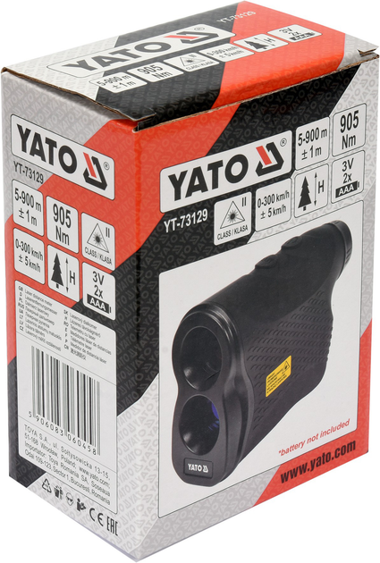Dalmierz laserowy YATO YT-73129 (5906083060458) - obraz 1