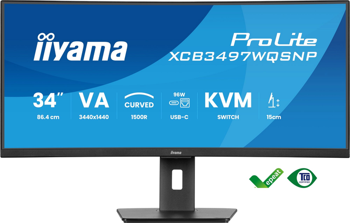 Monitor 34" Iiyama ProLite XCB3497WQSNP-B1 - obraz 2