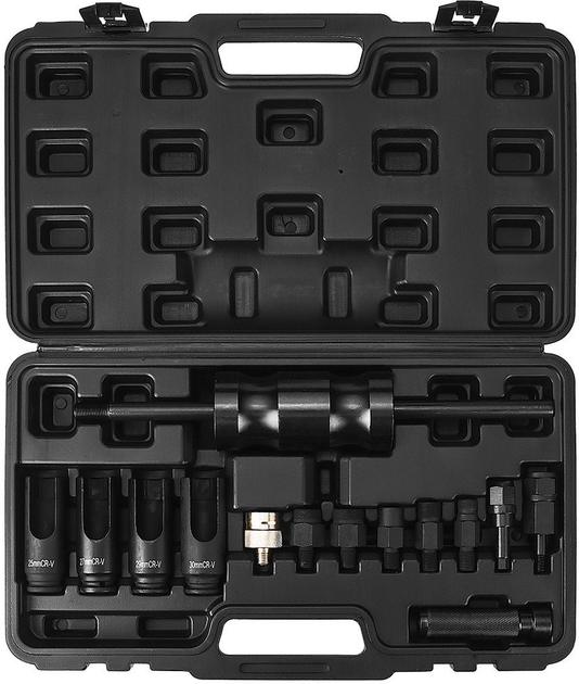 Ściągacze do wtrysków NEO Tools z młotkiem bezwładnościowym 14 szt 11-883 (5907558435405) - obraz 2