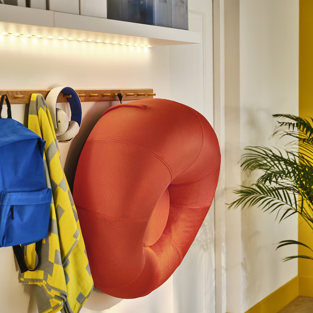 Надувное игровое кресло BRANNBOLL IKEA 905.862.85 оранжевый - Фото 5 Надувное игровое кресло BRANNBOLL IKEA 905.862.85 оранжевый - изображение 5
