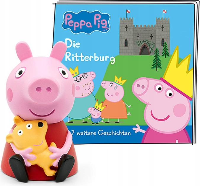Figurka do przesłuchania toniebox Tonies Świnka Peppa Rycerski zamek 10000303 (4251192113573) - obraz 1
