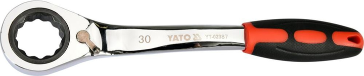 Klucz oczkowy YATO odgięty z grzechotką 30 mm (YT-02387) - obraz 2