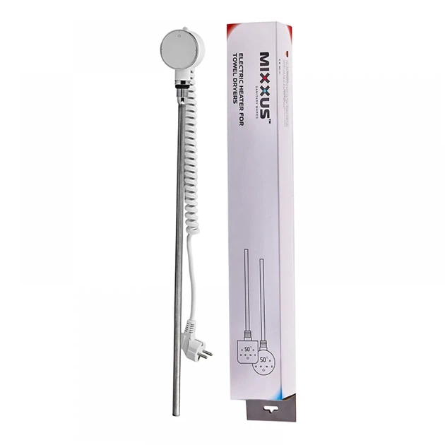 Электрический тэн для полотенцесушителя MIXXUS TEH-0106 600Вт 35-70°C White - изображение 2