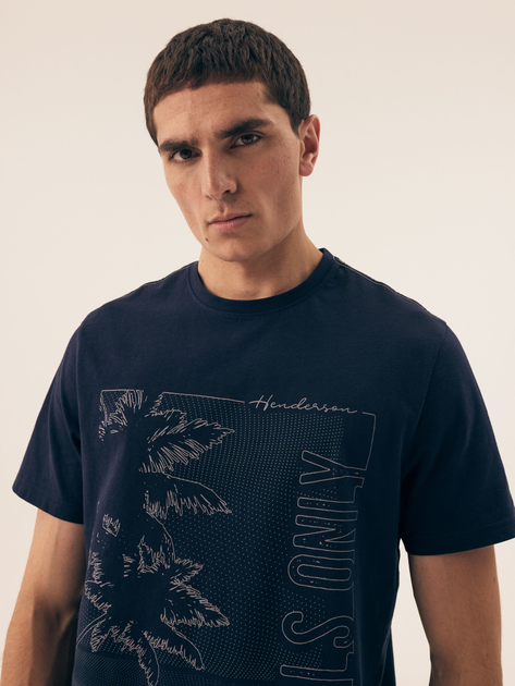 Piżama męska z szortami i krótkim rękawem letnia bawełniana Henderson Surf 42598-59X 2XL Niebieska (5903972399927) - obraz 5