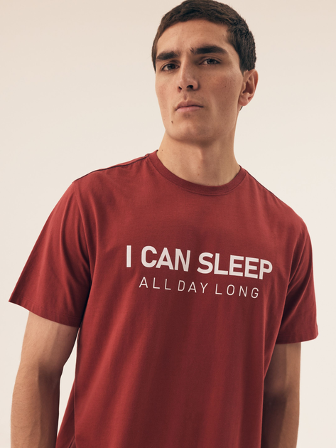 Piżama męska z szortami i krótkim rękawem letnia bawełniana Henderson Sleeper 42614-33X 2XL Czerwona (5903972509388) - obraz 5