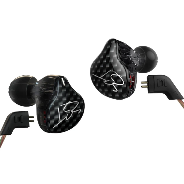 KZ ZST (Black, No Micro) – Гібридні навушники 1DD+1BA з мікрофоном і потужним звуком - зображення 2