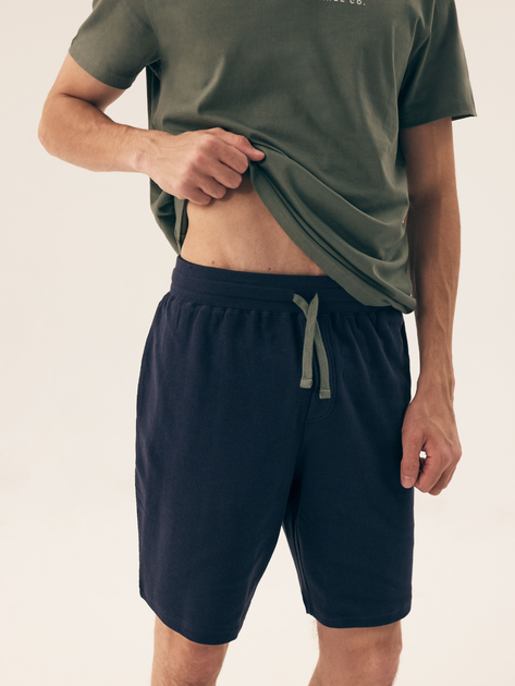 Piżama męska z szortami i krótkim rękawem letnia bawełniana Henderson Dare 42634-87X 3XL Zielona (5903972399248) - obraz 6
