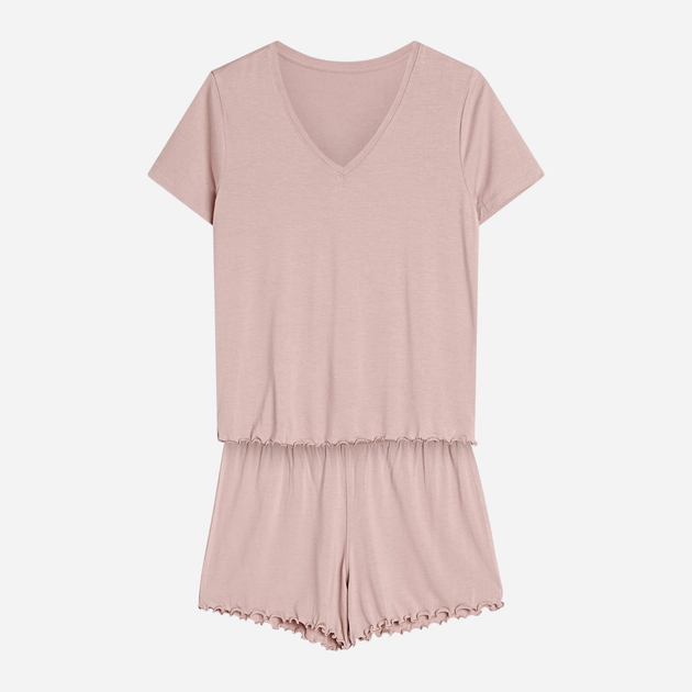 Piżama damska z szortami i krótkim rękawem letnia Henderson Noves 42679-08X 2XL Różowa (5903972378564) - obraz 5