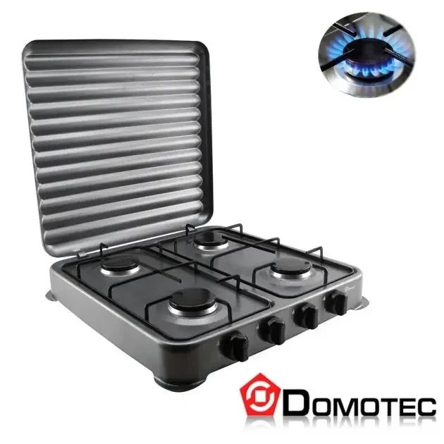 Настольная газовая плита Domotec MS-6604 таганок на 4 конфорки 6846 - изображение 8
