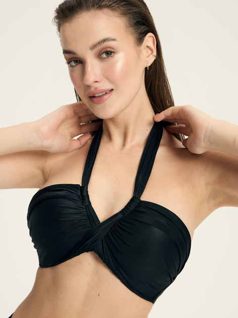 Góra od stroju kąpielowego damska push up Esotiq Truffle 42724-99X 75D Czarna (5903972570463) - obraz 1