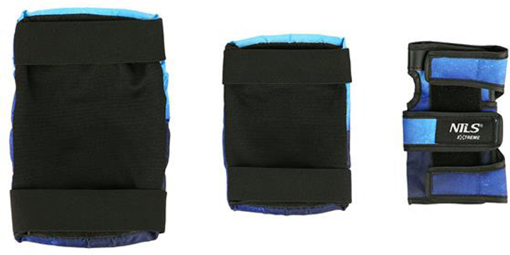 Zestaw ochraniaczy Nils Extreme H734 rozmiar S Niebieskie (5907695514575) - obraz 2