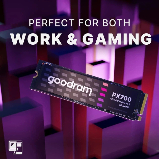 Накопичувач SSD GoodRam m.2 NVMe 1TB PX700 PCI-E 4.0 x4 (SSDPR-PX700-01T-80) - зображення 8