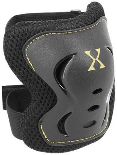 Набір захисту Nils Extreme H320 розмір M Чорно-жовтий (5907695542523) - зображення 4