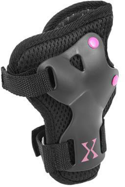 Набір захисту Nils Extreme H320 розмір M Чорно-рожевий (5907695542561) - зображення 3