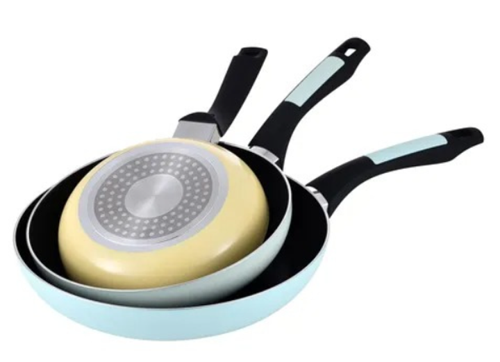 Zestaw patelni San Ignacio Cosy z powłoką nieprzywierającą 3 szt (6941349593775) - obraz 2