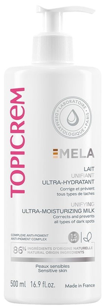 Mleczko do ciała Topicrem Mela ultranawilżające SPF15+ 200 ml (3700281704464) - obraz 1