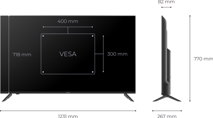 Телевізор Kivi 55" 55U740NB - зображення 4