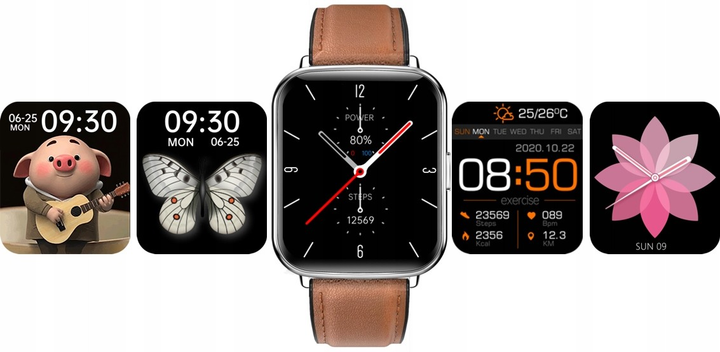 Smartwatch Bemi KIX2 Silver (6972689170524) - obraz 4