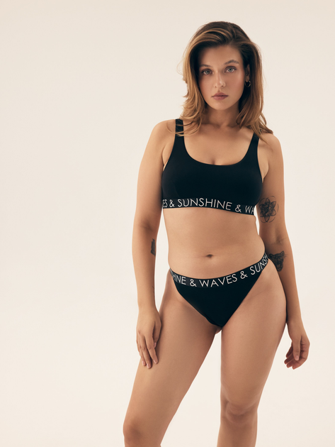 Dół od stroju kąpielowego damski sportowy Bloovii Summervibes 42940-99X M Czarny (5903972545973) - obraz 6