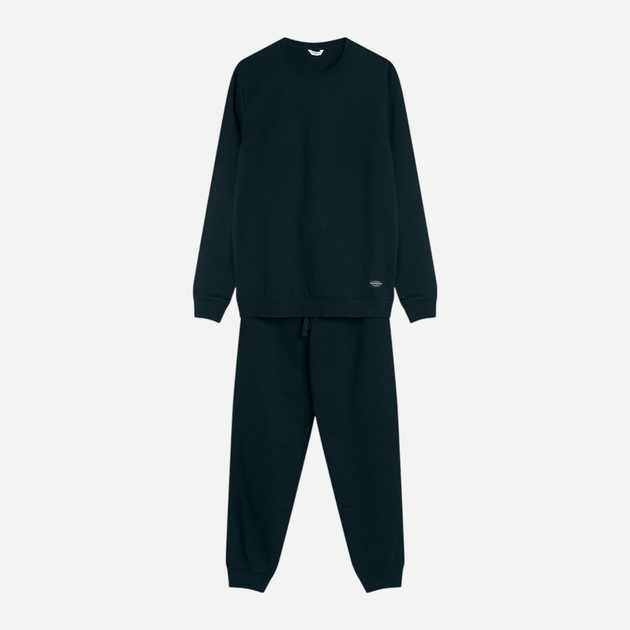 Piżama męska z długimi spodniami i długim rękawem bawełniana Henderson Musk 43043-99X 3XL Czarna (5903972392867) - obraz 5