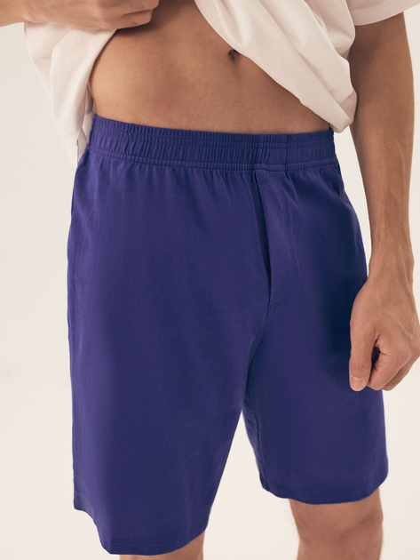 Piżama męska z szortami i krótkim rękawem letnia bawełniana Henderson Santorini 43173-01X 2XL Kremowa (5903972518960) - obraz 6