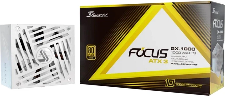 seasonic focus gx1000 atx3.0 値下げ可 Блок питания Seasonic FOCUS GX White ATX 3.1 1000W (FOCUS-GX-1000