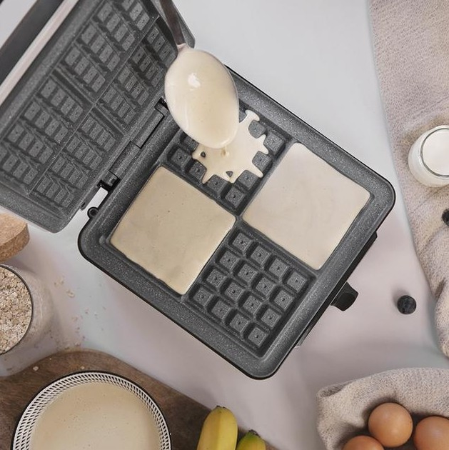 Вафельниця Cecotec Fun Gofrestone 4Inox - зображення 5