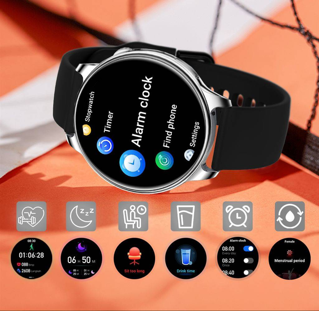 Smartwatch Bemi TREVIO Black (6972689172481) - obraz 10