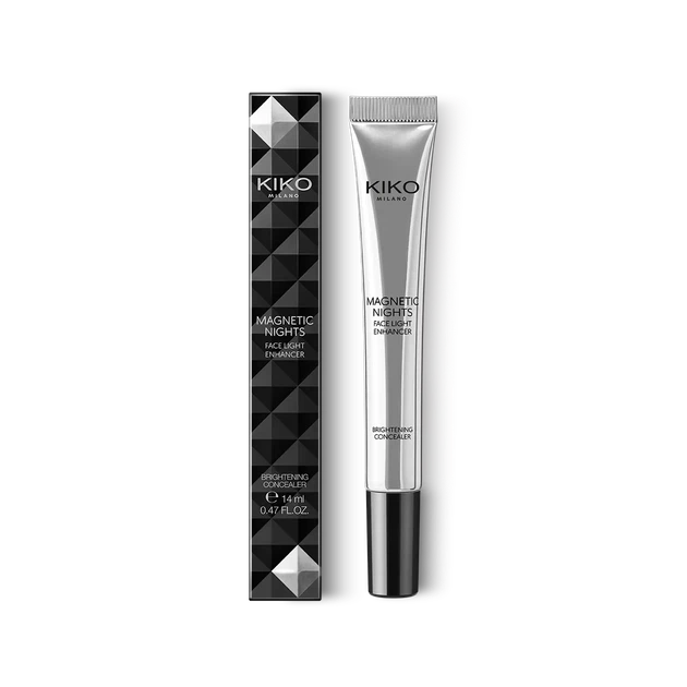 Консилер під очі Kiko Milano Magnetic Nights Face Light Enhancer 01 Ivory 14 мл - изображение 4