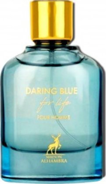 Парфумована вода для чоловіків Maison Alhambra Daring Blue For Life 100 мл (6290360590677) - зображення 1