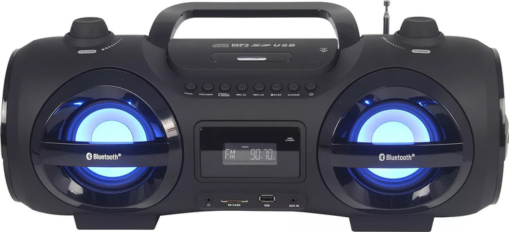 Radioodtwarzacz Reflexion CDR900BT Boombox BT Black (4260035678353) - obraz 2