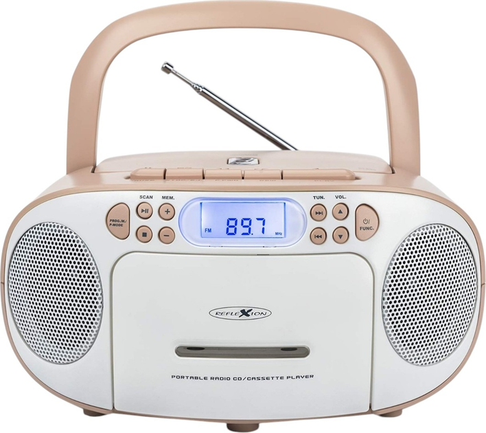 Магнітола Reflexion RCR2260 Boombox White/Pink (4260035678407) - зображення 3